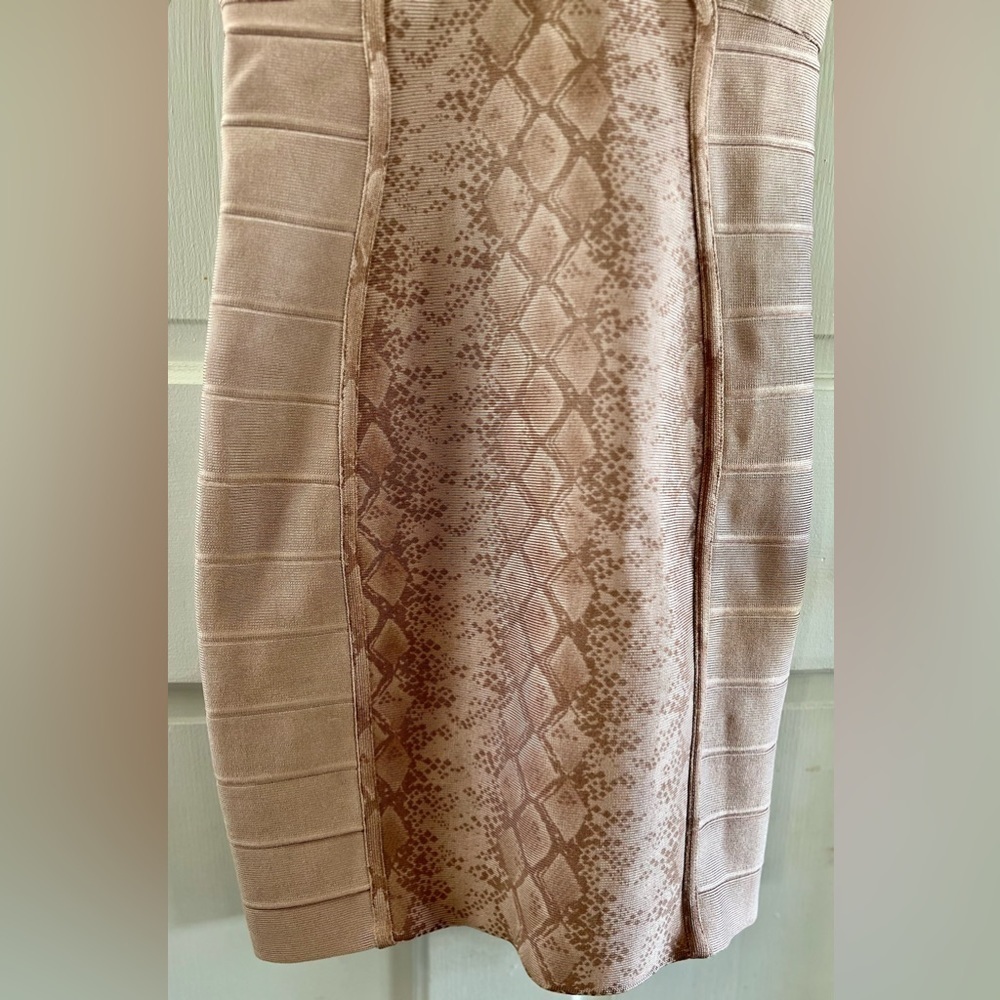 FOREVER UNIQUE Bandage Viper Snake Print Dress, Size 2 - Picture 5 of 15